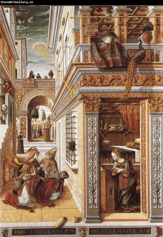 Carlo Crivelli Annunciation with St Emidius